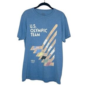 U.S. Olympic Team Hockey Graphic Print Tee size Large